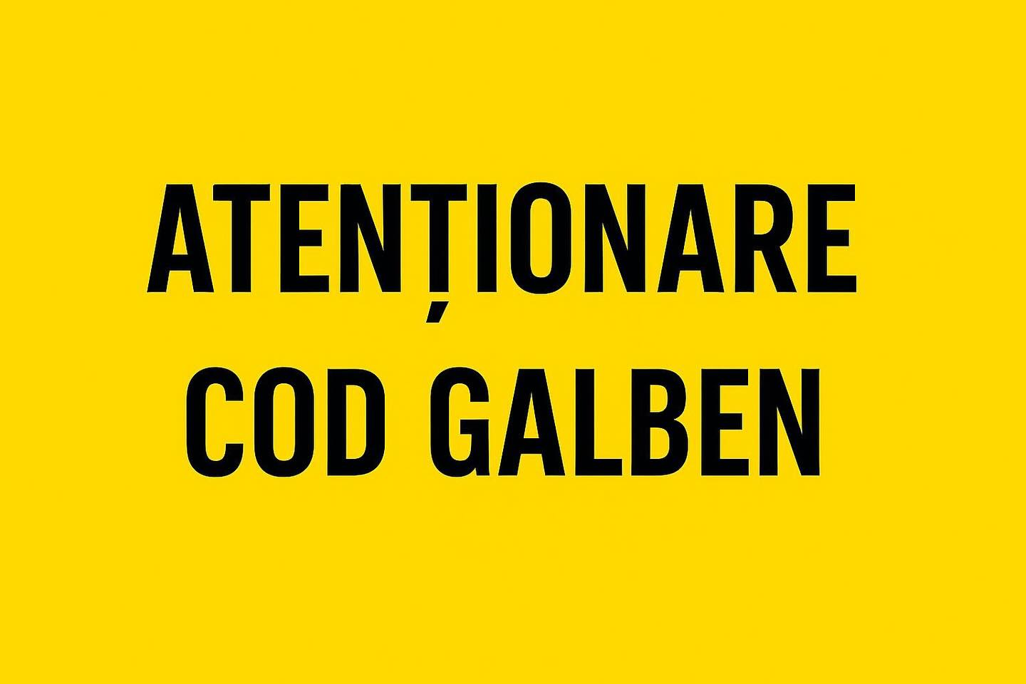 ATENȚIONARE METEOROLOGICĂ – COD GALBEN VÂNT PUTERNIC