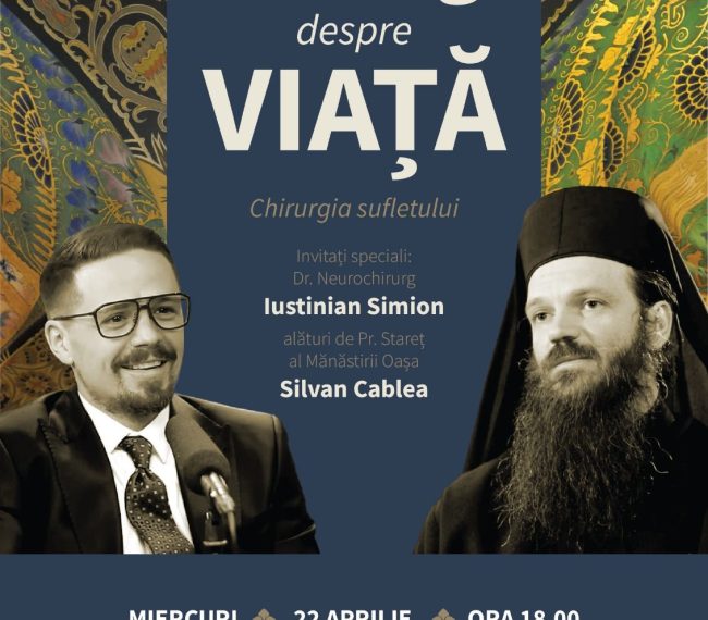 Dialog despre viață la Târgu Mureș: Neurochirurgia și spiritualitatea se întâlnesc în același loc