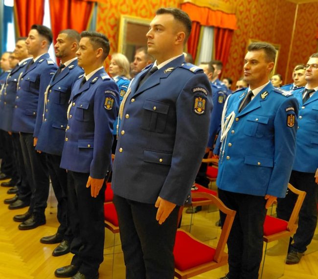 Avansări în grad la Gruparea de Jadarmi Mobilă Târgu Mureș