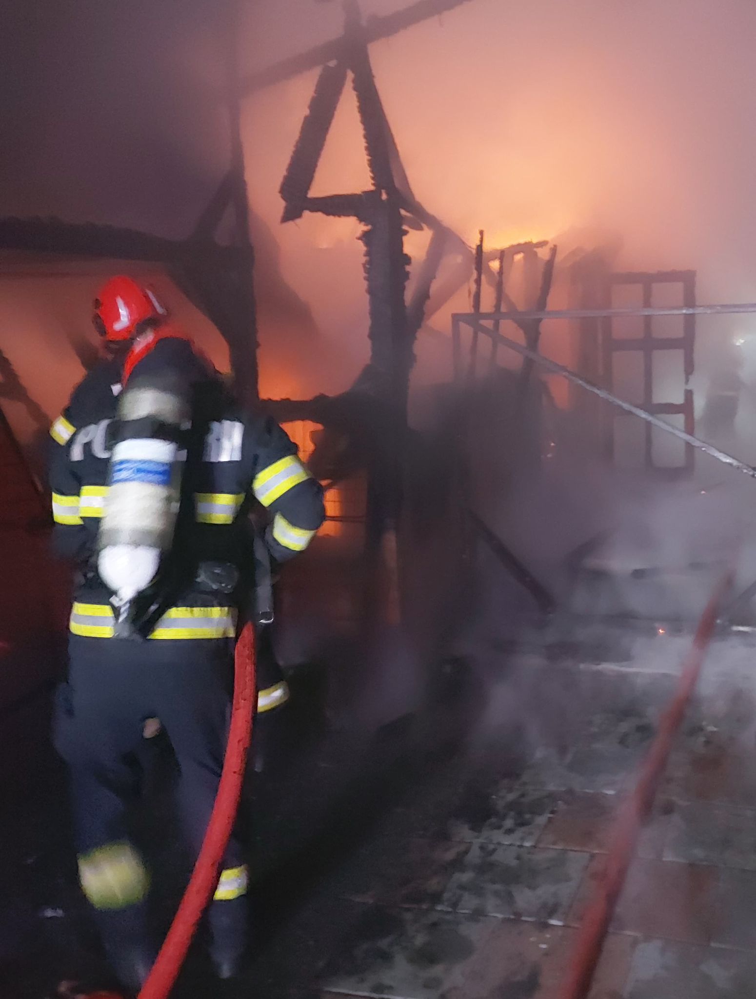 Incendiu violent la Petelea: anexe distruse și animale carbonizate