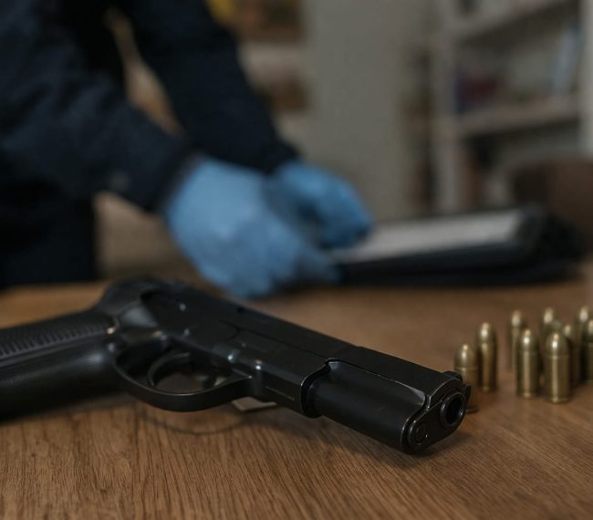 Asociat al lui Horațiu Potra, trimis în judecată în Mureş, într-un dosar privind regimul armelor