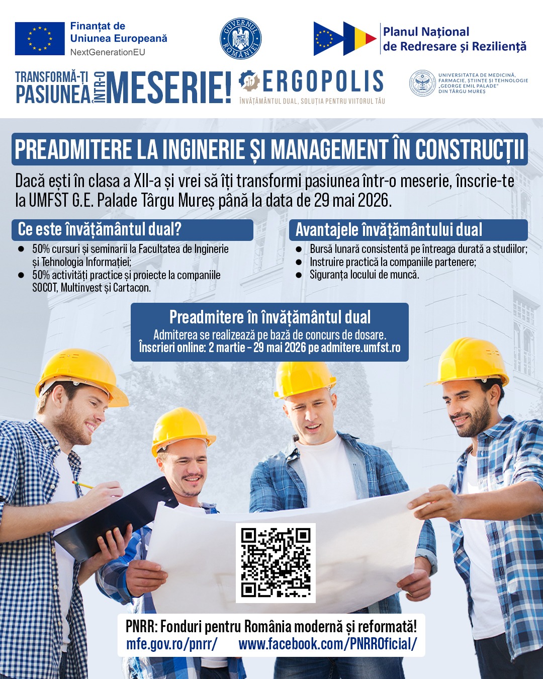 Un nou program de studii în învățământul dual la UMFST