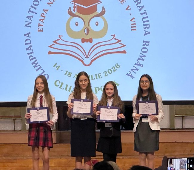 Performanță de excepție pentru Colegiul Național „Papiu Ilarian”: locul I la Olimpiada Națională de Limba și Literatura Română pentru Pâncă Daria