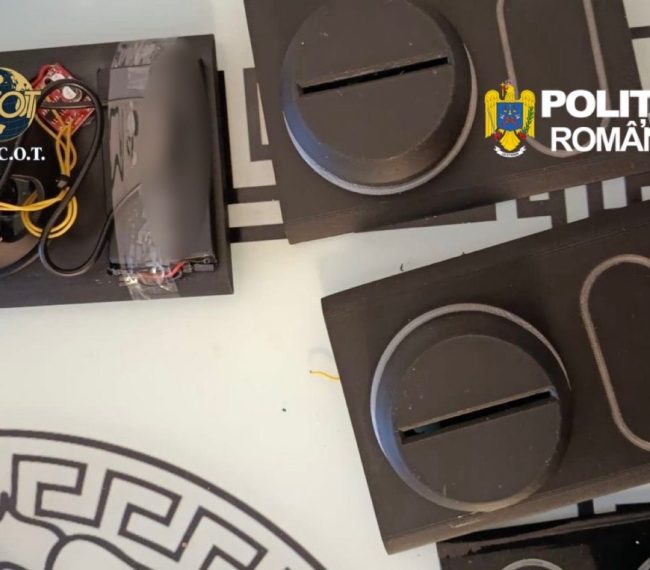 Dispozitive de clonare a cardurilor, descoperite într-o anchetă de criminalitate informatică la Târgu Mureş