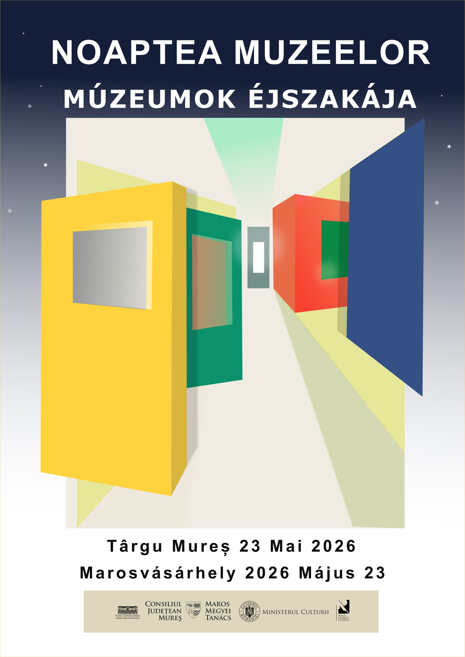 Noaptea Muzeelor 2026 la Târgu Mureș: sute de activități și acces pe bază de brățară