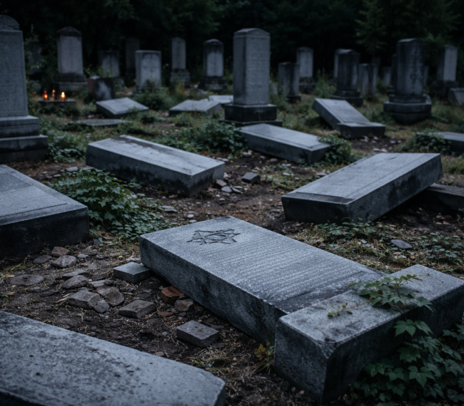 Profanare de morminte în noaptea de Înviere