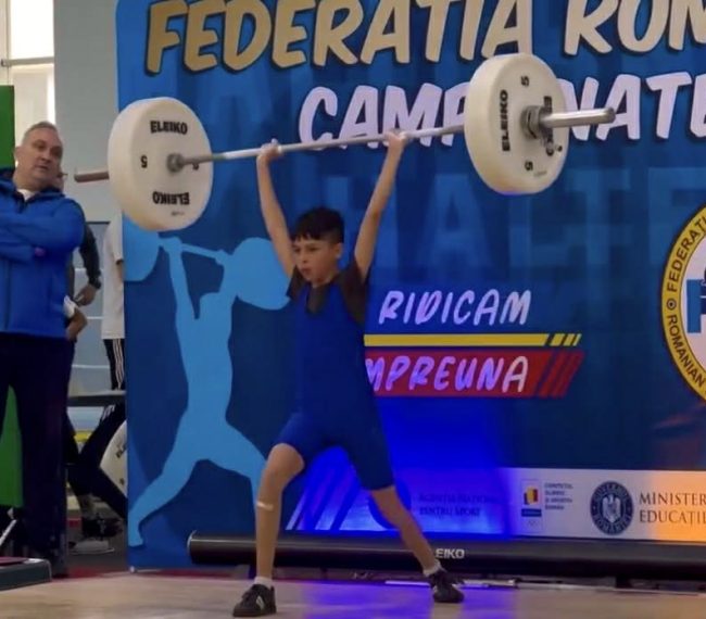 Nagy Julian Oszkár aduce prima medalie la haltere pentru CS Mureșul