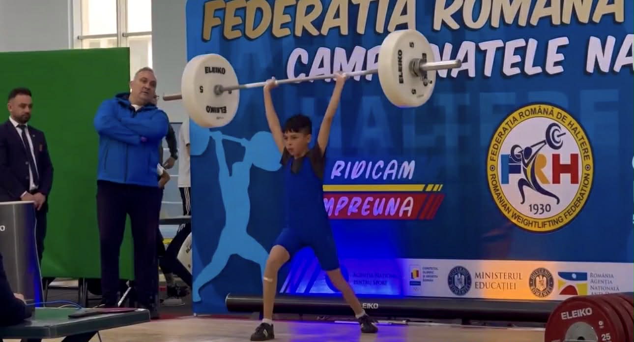 Nagy Julian Oszkár aduce prima medalie la haltere pentru CS Mureșul