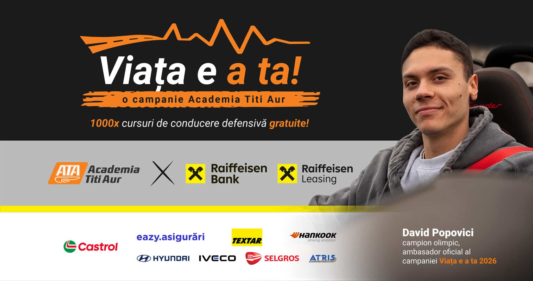 Academia Titi Aur: Cursuri gratuite de conducere defensivă pentru șoferii din Târgu Mureș